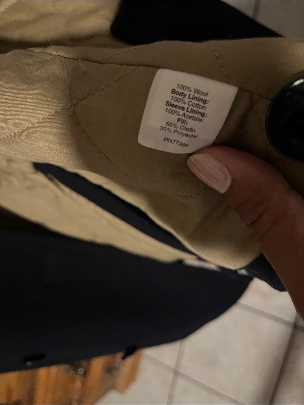 Crewcuts Boys Navy Wool Peacoat - Picture 10 of 10